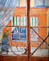 A Pork Butcher s Shop Seen from a Window Vincent van Gogh